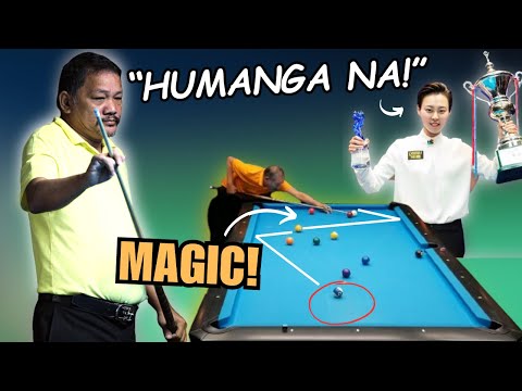 SUMUKO kay EFREN REYES ang PINAKA MAGALING na BABAENG KAMPYON! PALITAN ng MAGIC!