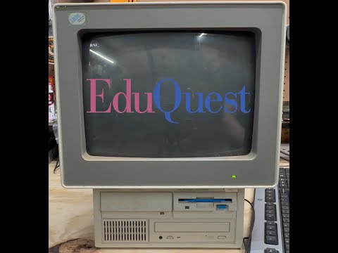 I found an IBM EduQuest! One of the machines of my dreams... My luckiest estate sale find to date!