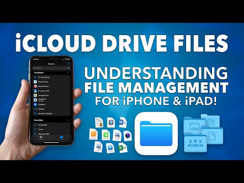 UNDERSTANDING Apple's FILES App and HOW TO ORGANIZE DOCUMENTS in iCLOUD DRIVE on an iPhone and iPad!