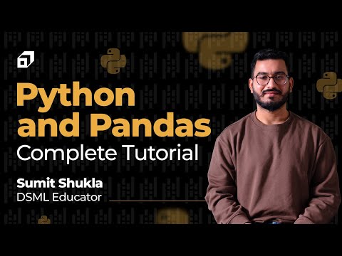 Python Pandas Full Tutorial for Beginners | Data Science | Data Analysis | Data Manipulation @SCALER