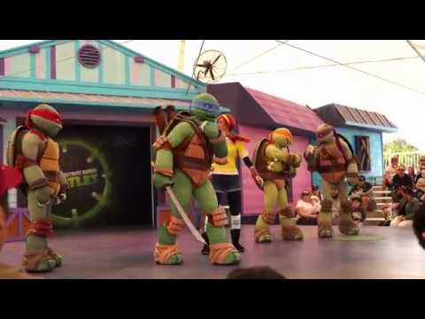 Gold Coast Sea World Ninja Turtles Show 2018 New