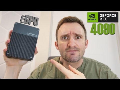 RTX 4090 eGPU !!!!!  - MOREFINE G1 External GPU Testing and Review