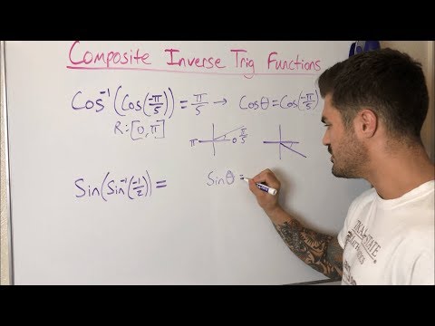 Evaluating a Composition of Inverse Trigonometric Functions (part one)