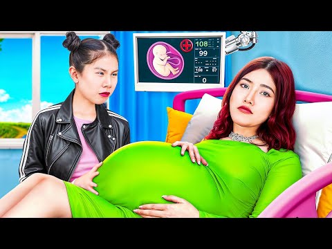 أوه لا، بيبي دول! الأم الحامل تحصل على بو بو!