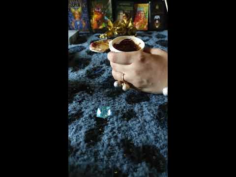 Make your intention and choose a cup and a tarot card and I will tell you your intention.