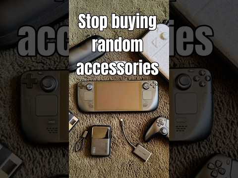 Steam deck accessories that actually matter(2026) #gaming #steamdeck #tech #accessories #gaming