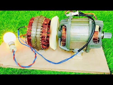 The secret to producing 240V free electrical energy using a large winding motor