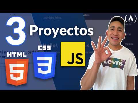Crea 3 Proyectos con HTML, CSS y JavaScript - Curso Práctico