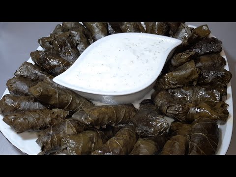 Armenian Delicious Tolma or (dolma) in grape leaves 👍👍 Armenian cuisine 🥰