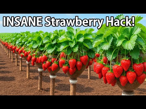 Turn Plastic Bottles Into Strawberry Gardens | DIY Ideas from America