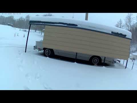 2001 Range Rover P38 snow test