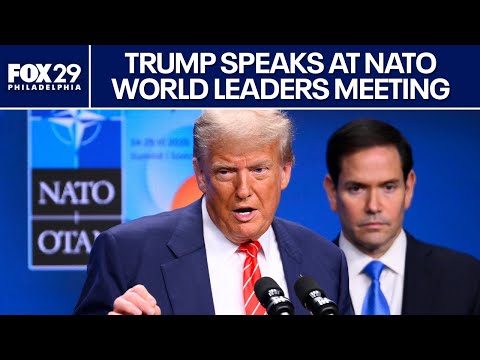 Trump delivers speech at NATO World Leaders Meeting: Full speech