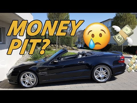 How expensive was it to own a Mercedes SL 55 AMG?