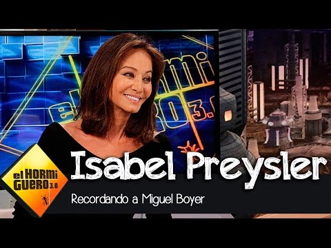 Isabel Preysler en El Hormiguero 3.0: "Miguel ha sido la historia de amor más importante para mi"