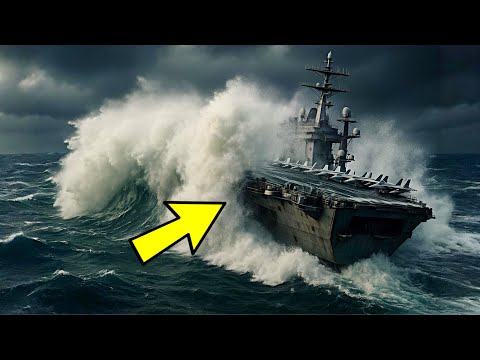 Why MONSTER WAVES Can’t Sink the US Navy’s Largest Destroyer