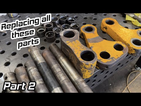 Sorting out a worn headstock on a JCB 526-56. Part 2