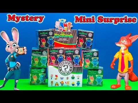 Opening Zootopia Surprise Mystery Minis Toys