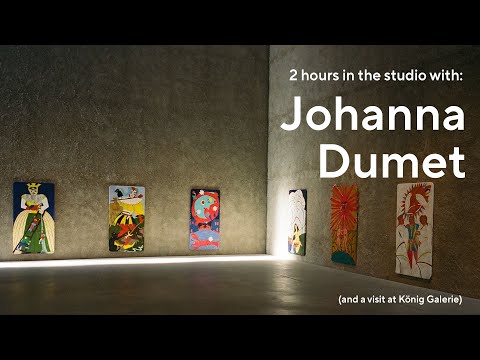 "I could be a painter. So, how do I do this?" 2 hours in the studio with: Johanna Dumet