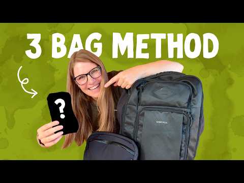 My Three-Bag Method For Minimalist Travel ✈️