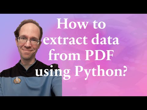 Extracting data from PDF files using Python