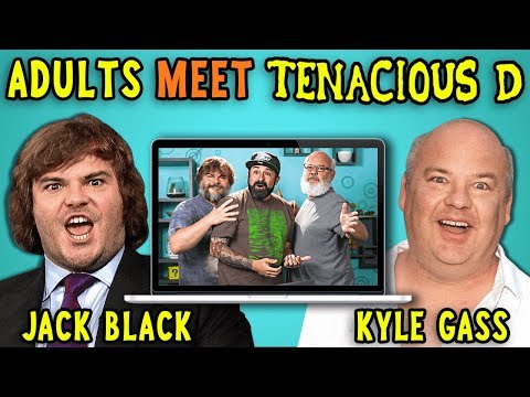 Adults React To And MEET Tenacious D (Jack Black/Kyle Gass)