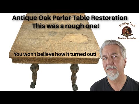 Watch This 100-Year-Old Oak Table Come Back to Life