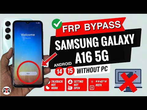 Samsung A16 5G Google Account Bypass Without Pc | Samsung A16 Frp Bypass Talkback Not Working