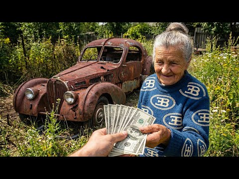 We Found 1932 Bugatti Atlantic for $1,000… Then Restored It || ASMR Car Restoration!