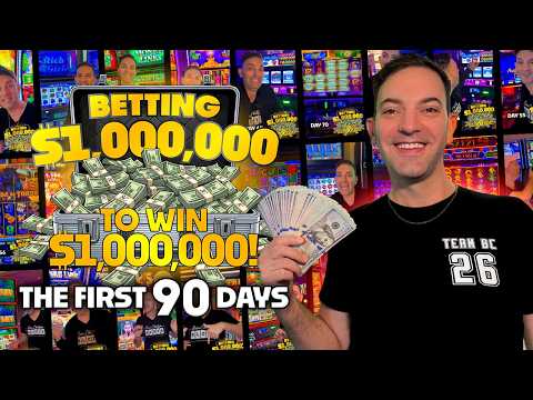 Betting $1 Million to win $1 Million: Day 1-90 Compilation