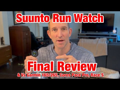 Suunto Run Final Review, and Vs Coros Pace Pro, Garmin 165/265, Suunto Race S