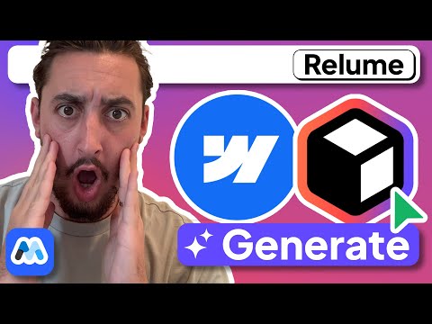 I Built a Full Webflow Site in 10 Minutes using Relume AI