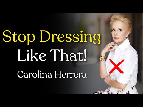 7 Style Mistakes That Make You Look Older After 60, According to Carolina Herrera