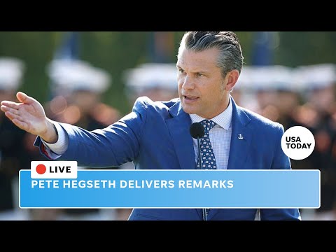 Sec. Pete Hegseth delivers remarks at Redstone Arsenal in Huntsville, Alabama