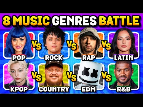 8 GENRES  BATTLE 🤩 Save One Song 🔥 Epic Battle, Different Genres | Music Quiz
