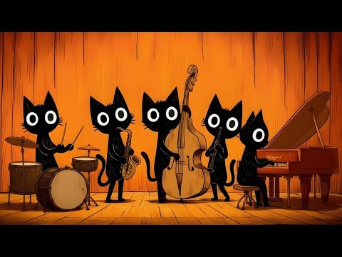 Black Cats Deep Bass Jazz: Feel-Good Creative Flow for Work & Relaxation