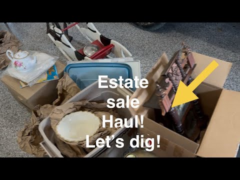 Estate sale treasure boxes, what will I find today?