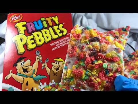 White Chocolate Fruity Pebbles Bars