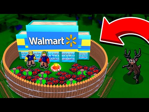 Building MEGA STORE In 99 Nights in the Forest🔦