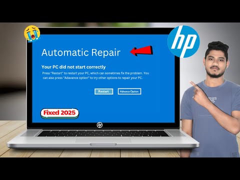 HP Laptop Automatic Repair Loop in Windows 7,10,11 Startup Repair Couldn’t Repair Your PC 2025