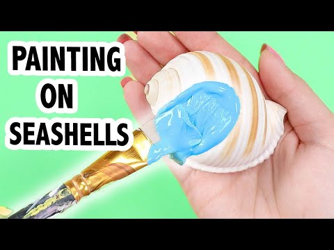 Painting on Seashells #4