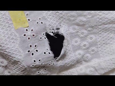 Teach yourself the perfect way to fix a hole in your clothes beautifully and invisibly