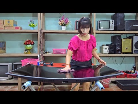 How to fix dark screen on Samsung 49 inch curved TV/ Hải daily life
