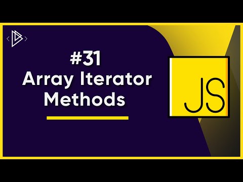 #31 JS Array Iterator Methods | JavaScript Full Tutorial