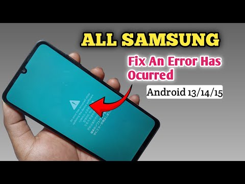 Samsung A06 An Error Has Occurred While Updating The Device Software