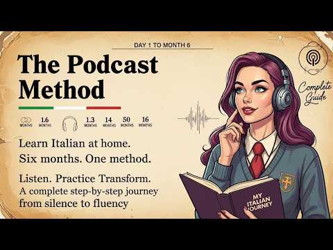 Learn Italian in 6 Months With Podcasts || Complete Step-by-Step Guide || Your Italian Classroom