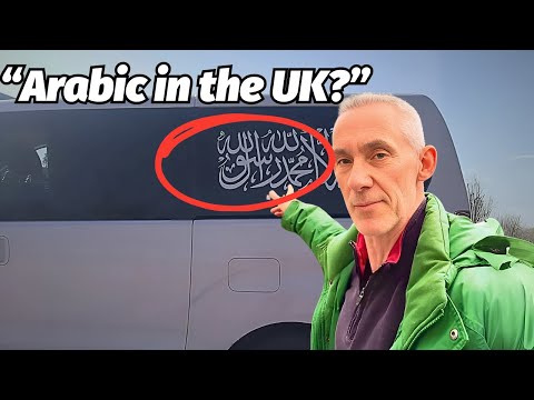 British Man sees Arabic Letters on a Vehicle, Guess what he does next