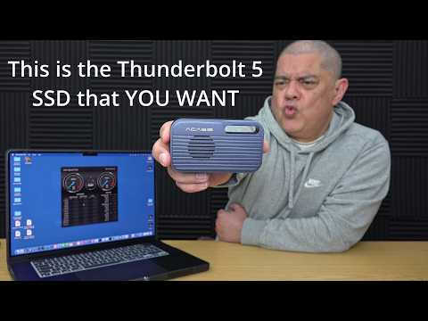 FASTEST Thunderbolt 5 SSD Enclosure Tested With M4 Max MacBook Pro SSD Speed Test ACASIS TB501
