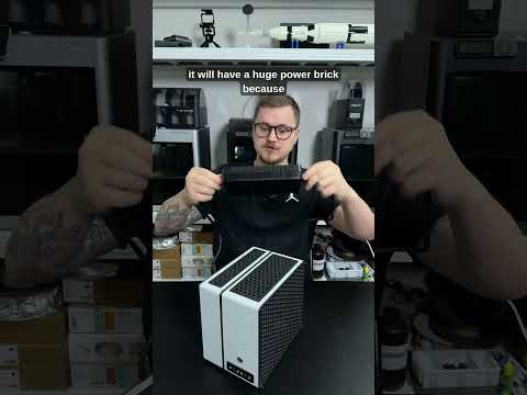 3D printed PC got a huge power brick