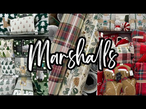 MARSHALLS CHRISTMAS HOME DECOR 2025 • NEW HOLIDAY FINDS SHOP WITH ME