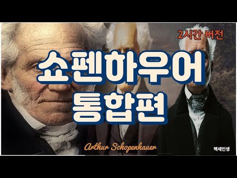 사는 게 왜 이리 힘들까?|쇼펜하우어가 전하는 행복, 고통, 욕망의 철학 (2시간 통합)